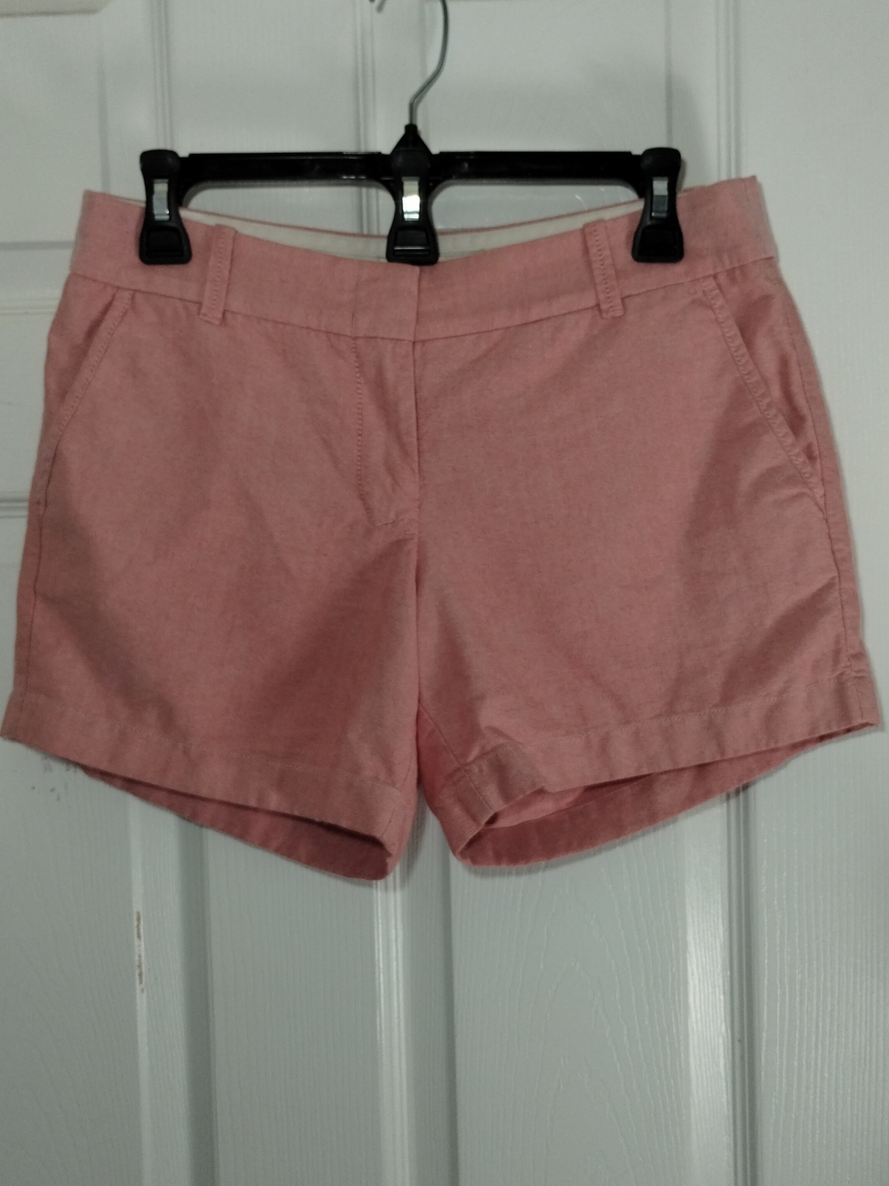 J. Crew Pink/Red Chino Broken-In Shorts